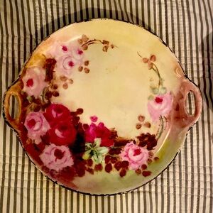 ♥️♥️Vintage hand painted trinket plate
